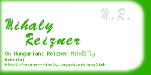 mihaly reizner business card